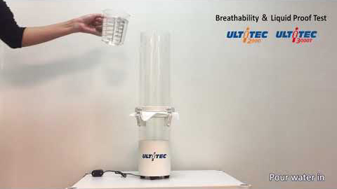 Cómo operar – Máquina de pruebas de respirabilidad e impermeabilidad